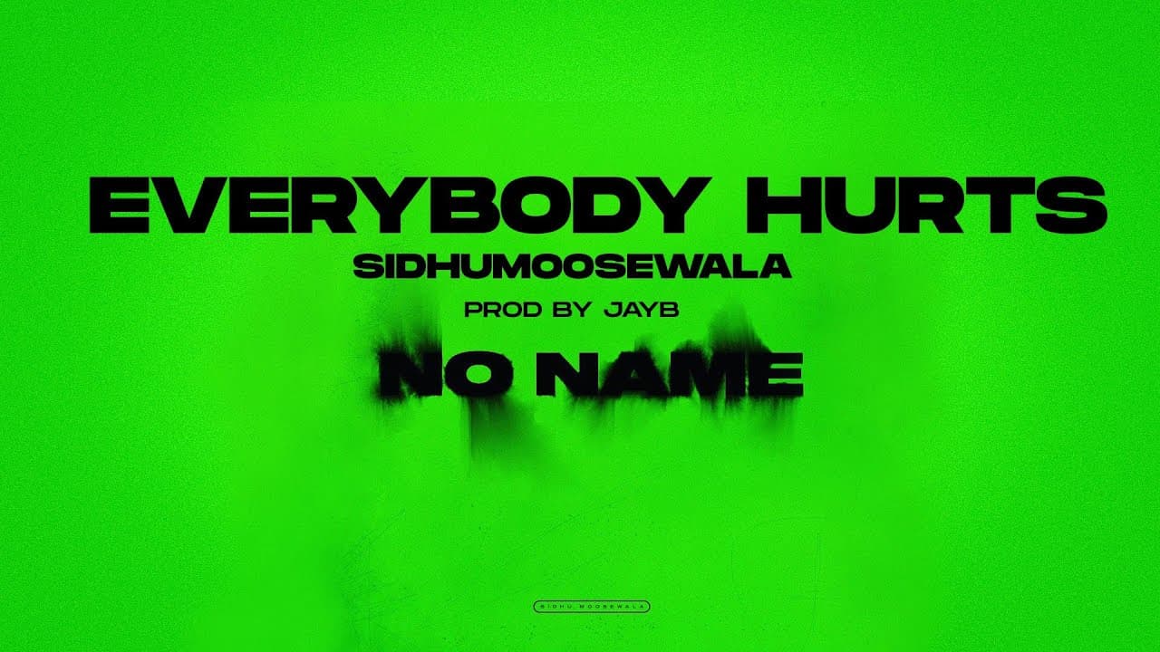 EVERYBODY HURTS : Sidhu Moose Wala | Jayb | Official Visual Video | New Song 2022