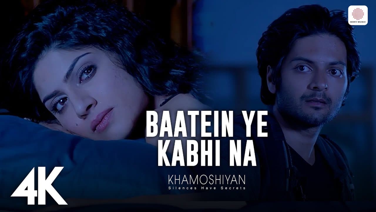 Baatein Ye Kabhi Na Video - 4K Music Video | Ali Fazal, Sapna | Jeet Gannguli | Arijit Singh