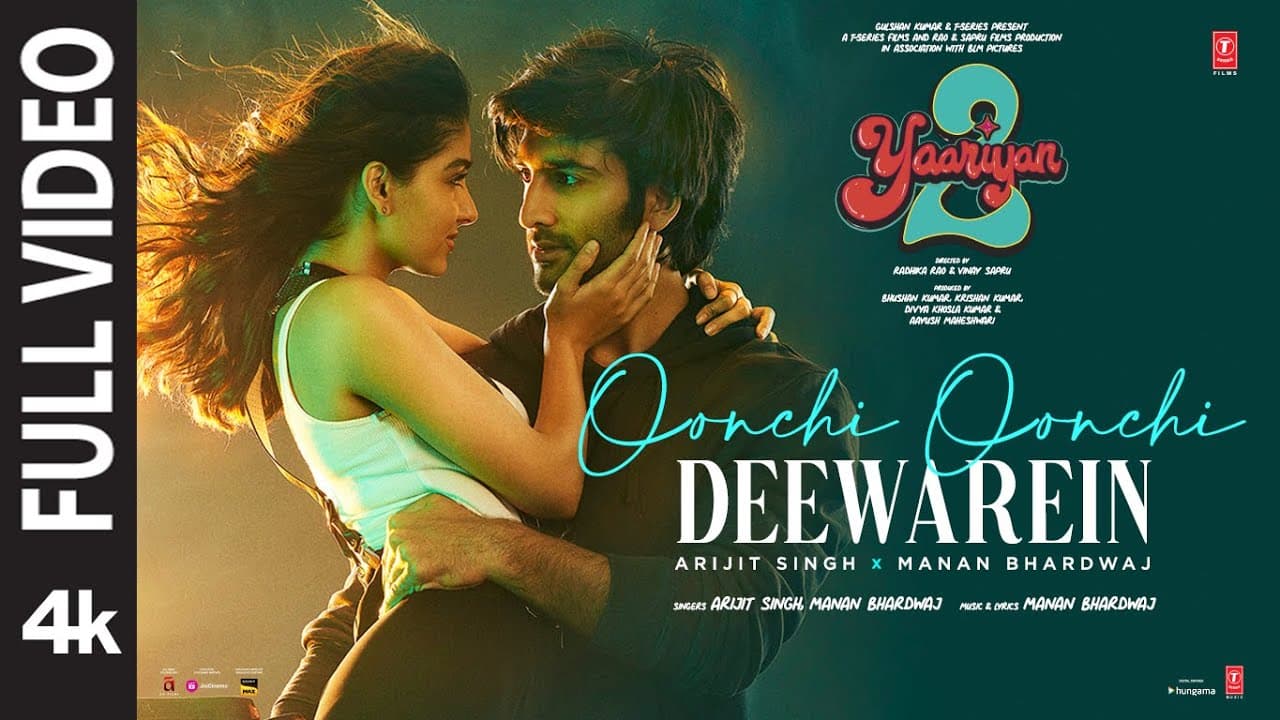 Oonchi Oonchi Deewarein (Full Video): Meezaan,Anaswara |Arijit Singh, Manan |Radhika,Vinay|Bhushan K