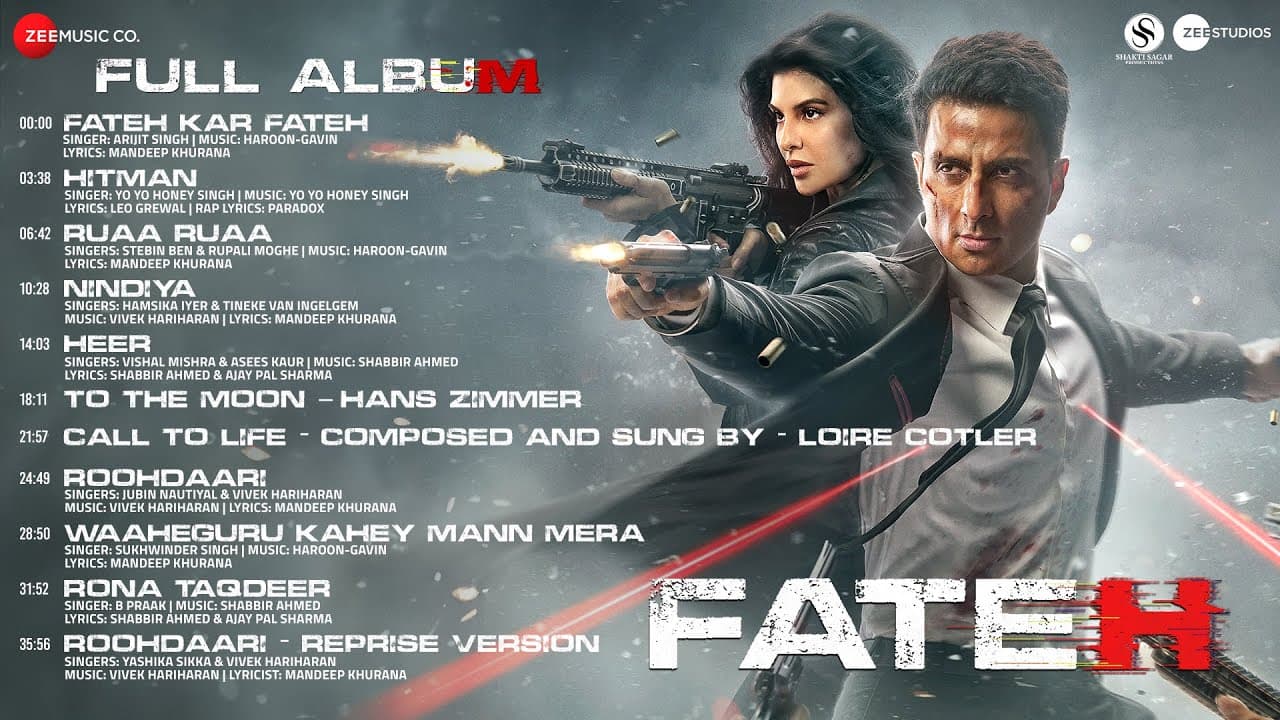 Fateh - Full Album | Sonu Sood & Jacqueliene Fernandez