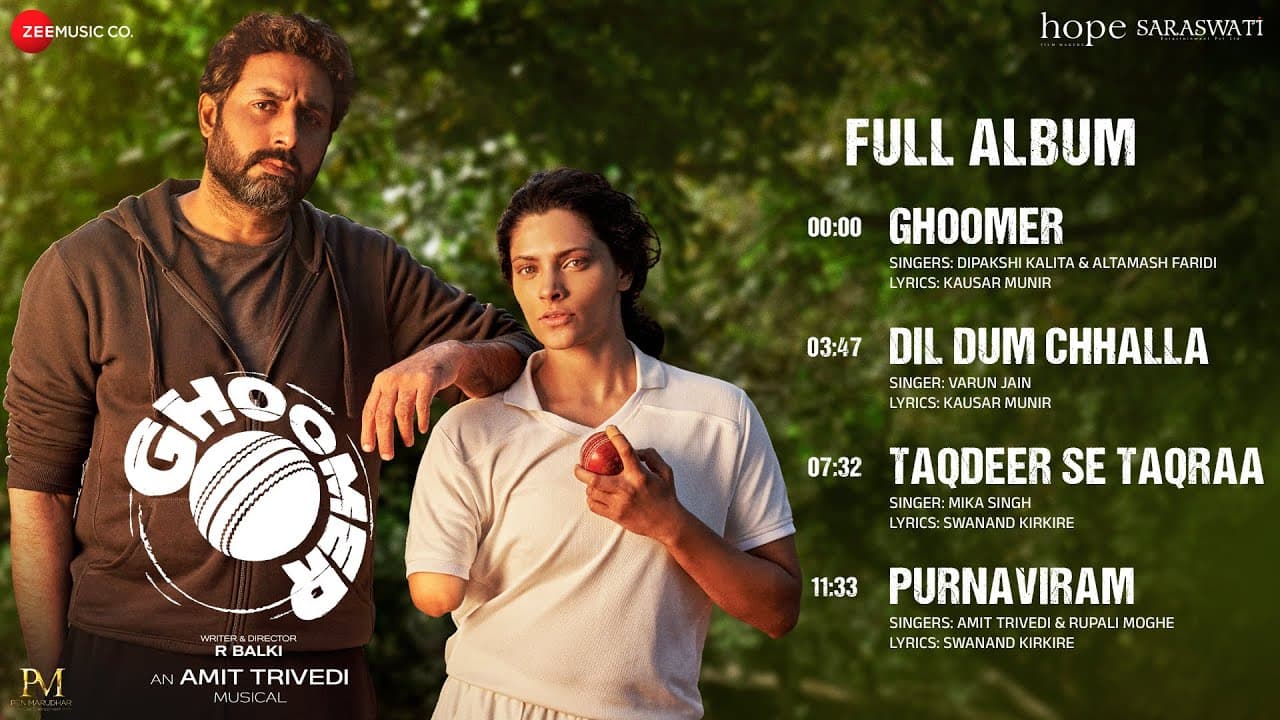 Ghoomer - Full Album | Shabana A, Abhishek Bachchan, Saiyami Kher, Angad B | Amit Trivedi, Kausar M