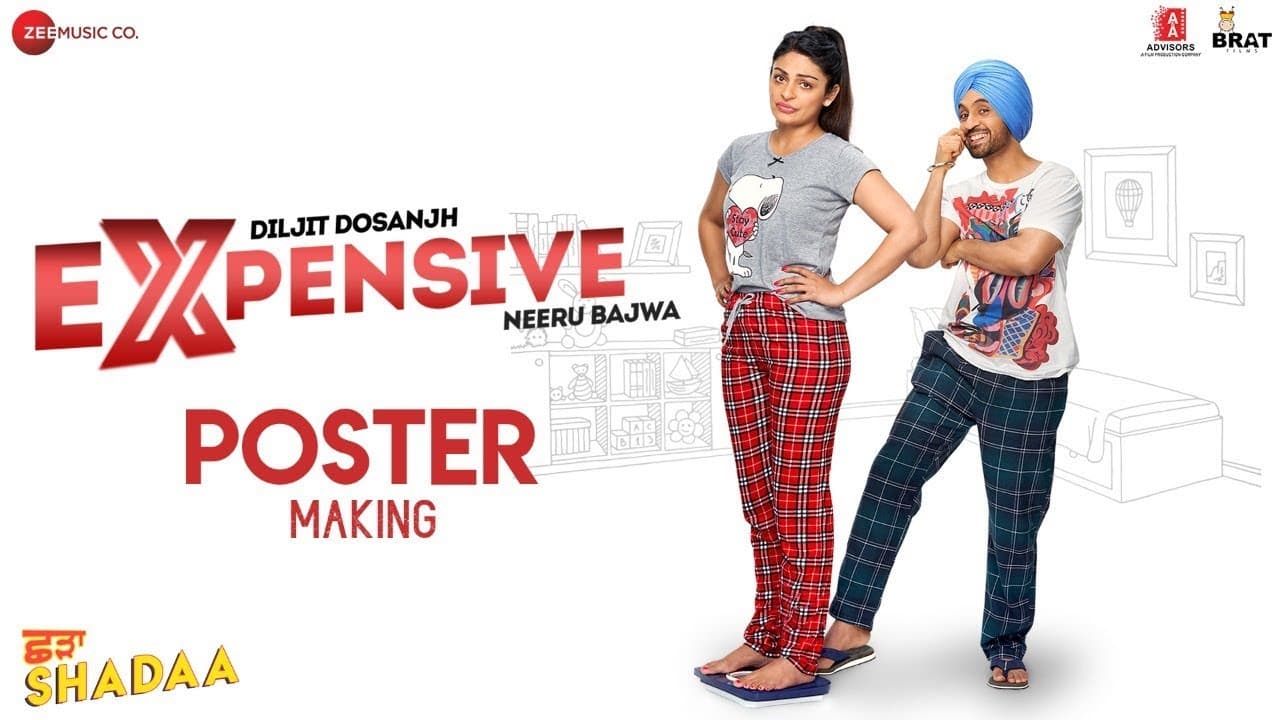 Shadaa - Poster Making | Diljit Dosanjh & Neeru Bajwa