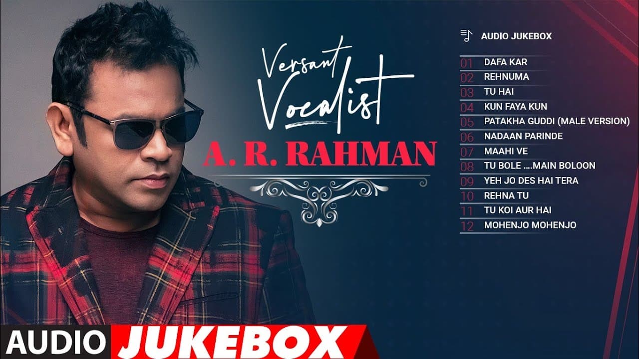 Versant Vocalist@ARRahman(Audio Jukebox) | Collection Of Songs Sung By Musical Genius |T-Series