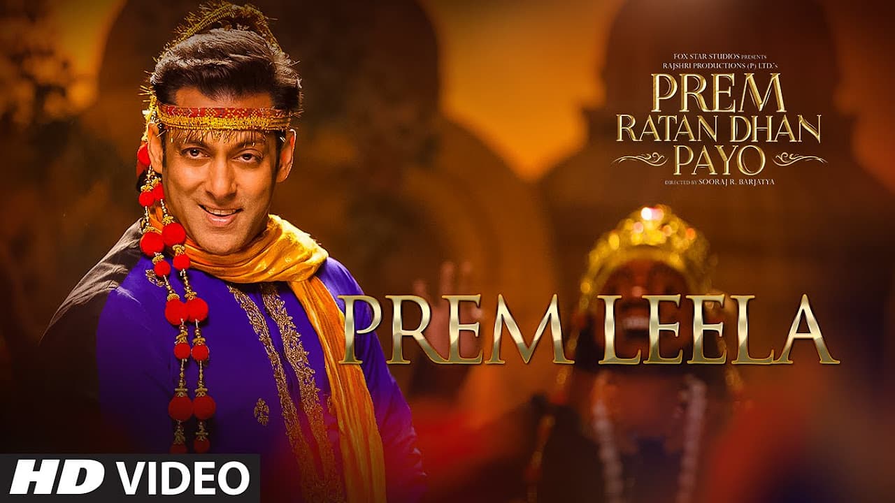 Salman Khan: Prem Leela Video Song | Prem Ratan Dhan Payo | Sonam Kapoor | T-Series