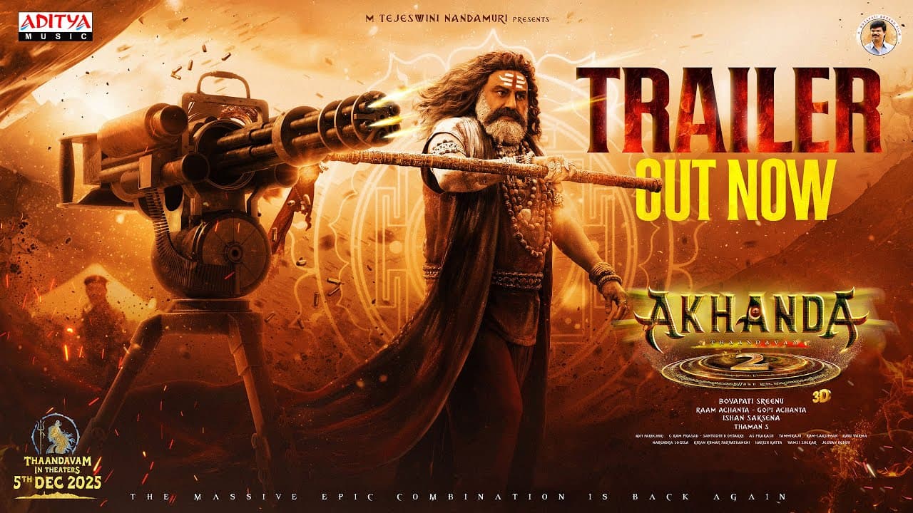 Akhanda 2 Thaandavam Trailer | Nandamuri Balakrishna | Boyapati Srinu | Samyuktha | Thaman S