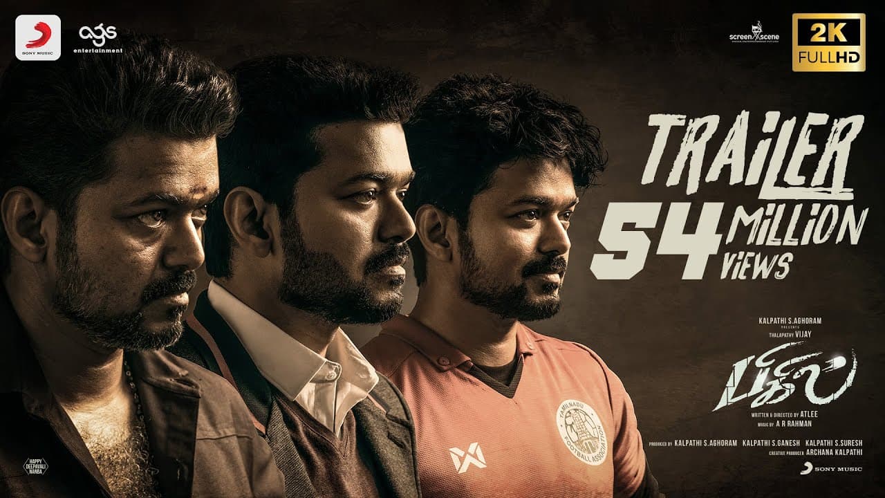 Bigil - Official Trailer | Thalapathy Vijay, Nayanthara | A.R Rahman | Atlee | AGS