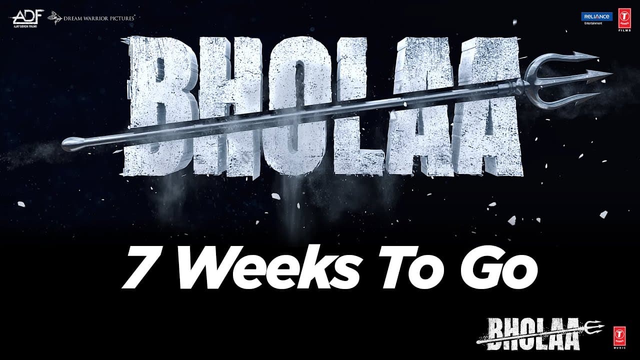 7 Weeks To Go | Bholaa In 3D | Ajay Devgn | Tabu | Bhushan Kumar | 30th March 2023