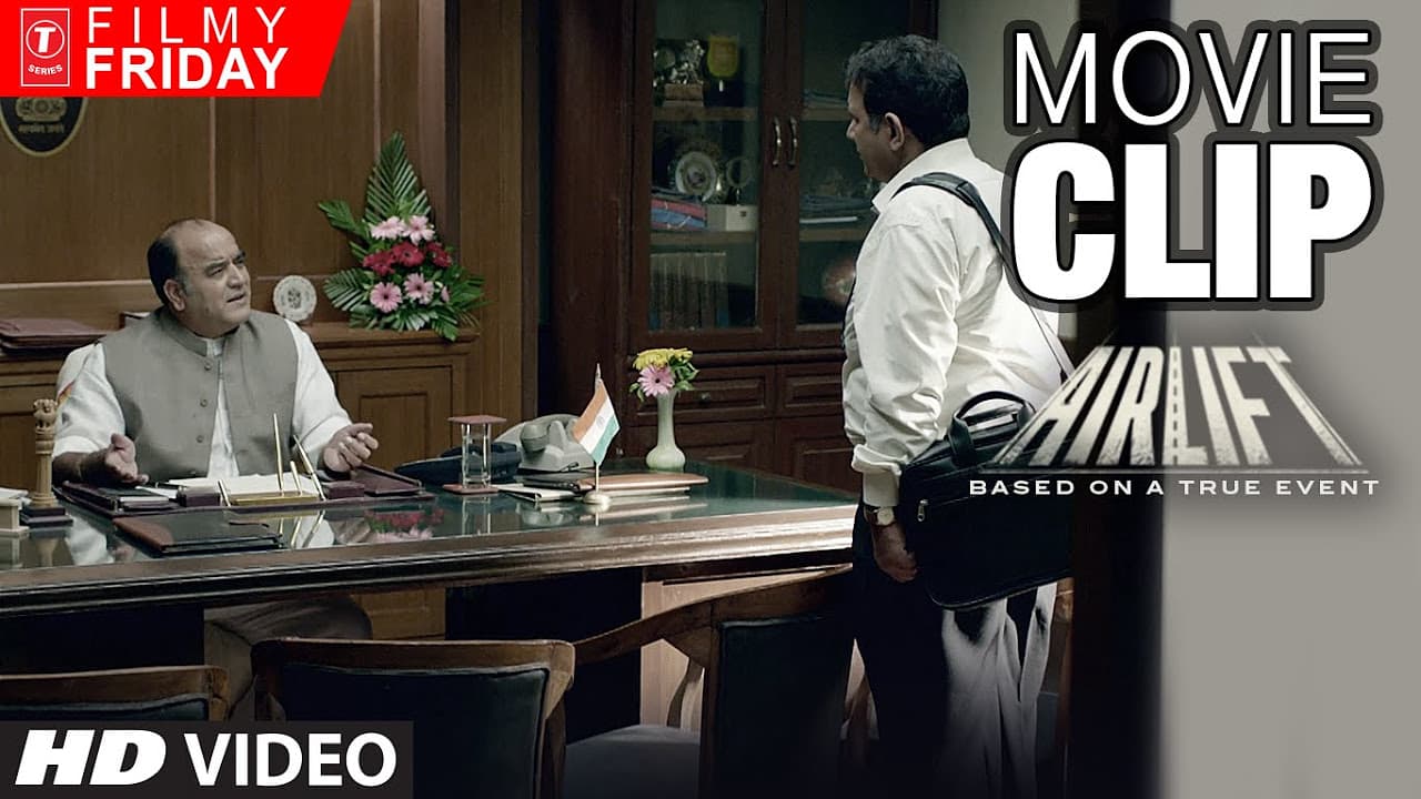 AIRLIFT MOVIE CLIPS 9 - Trick to Use When Your Minister Acts MUTE
