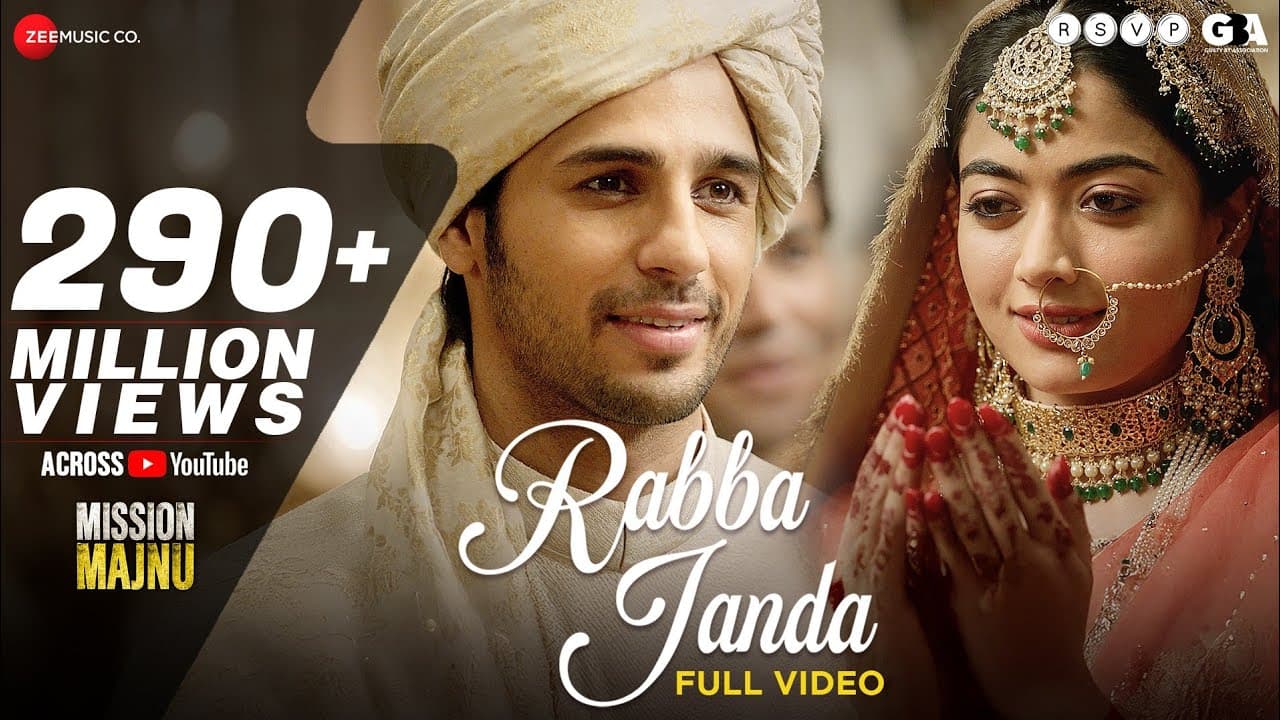 Rabba Janda - Full Video | Mission Majnu | Sidharth Malhotra, Rashmika | Jubin N, Tanishk B, Shabbir