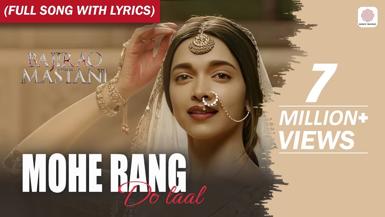 Mohe Rang Do Laal - Full Song with Lyrics | Sanjay Leela Bhansali | Bajirao Mastani