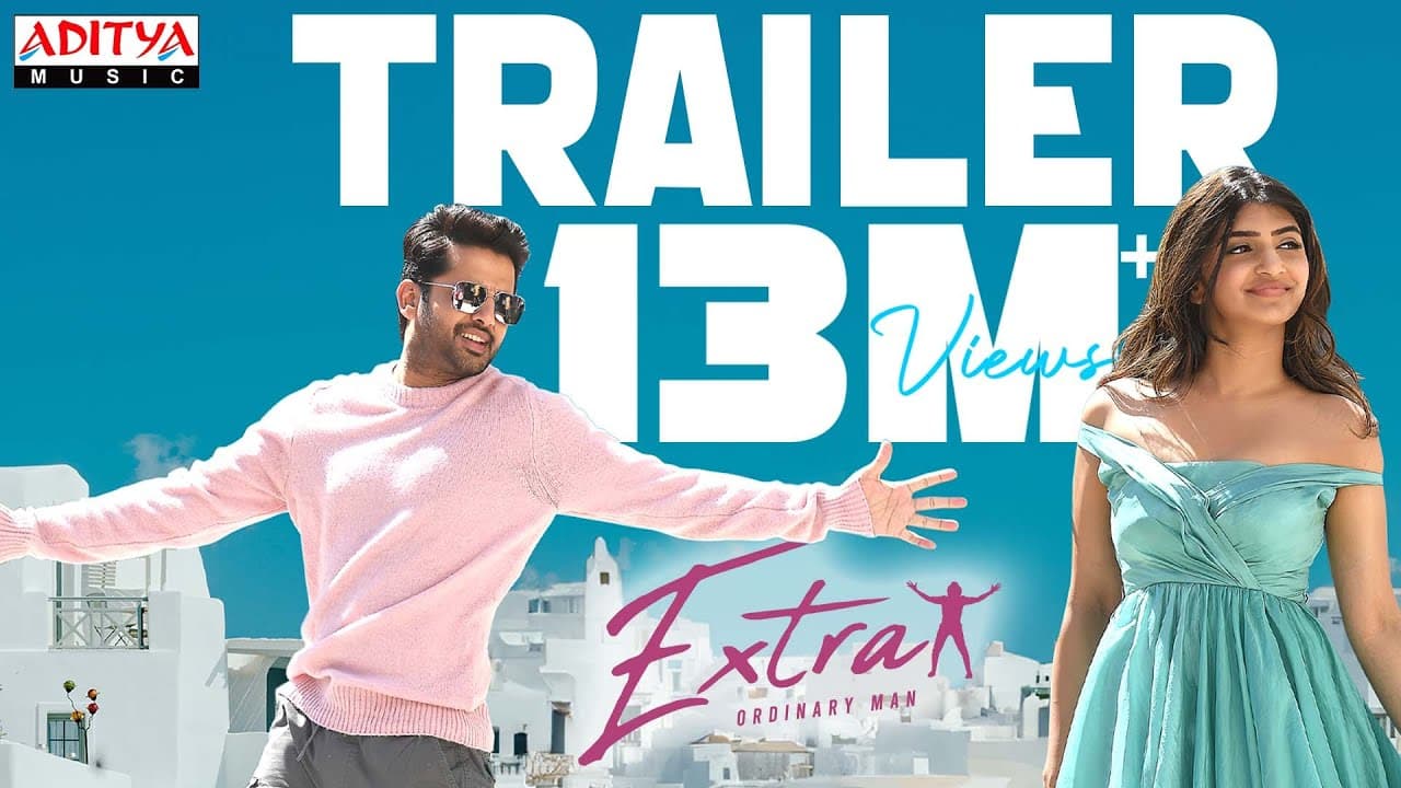 Extra - Ordinary Man Trailer | Nithiin, Sreeleela | Vakkantham Vamsi | Harris Jayaraj