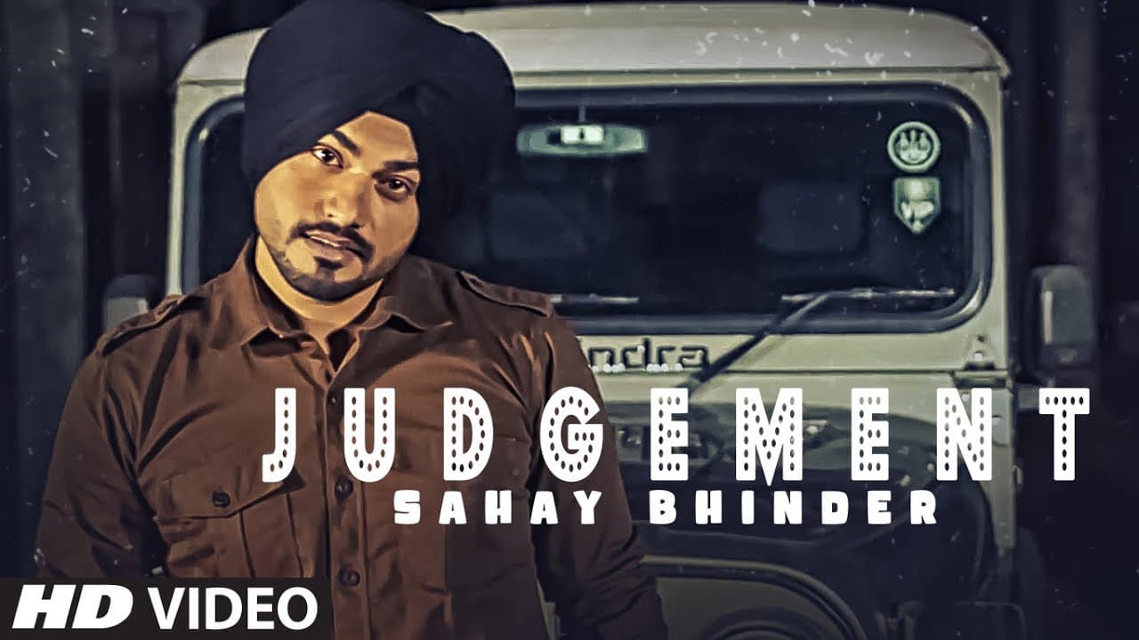Judgement (Full Song) Sahay Bhinder | B3 | R. Jaani | Latest Punjabi Songs 2021