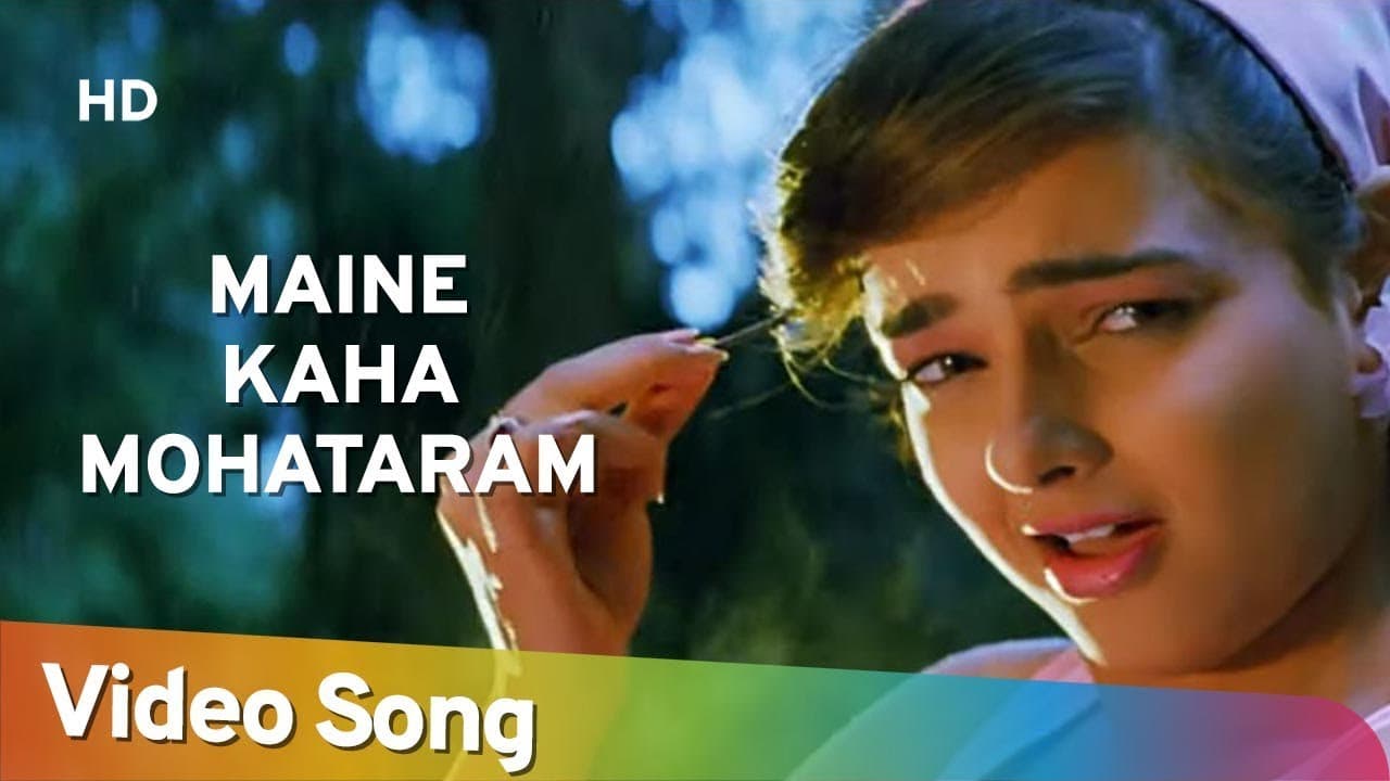 Maine Kaha Mohataram | Baazi (1995) | Aamir Khan, Mamta Kulkarni | Filmi Gaane