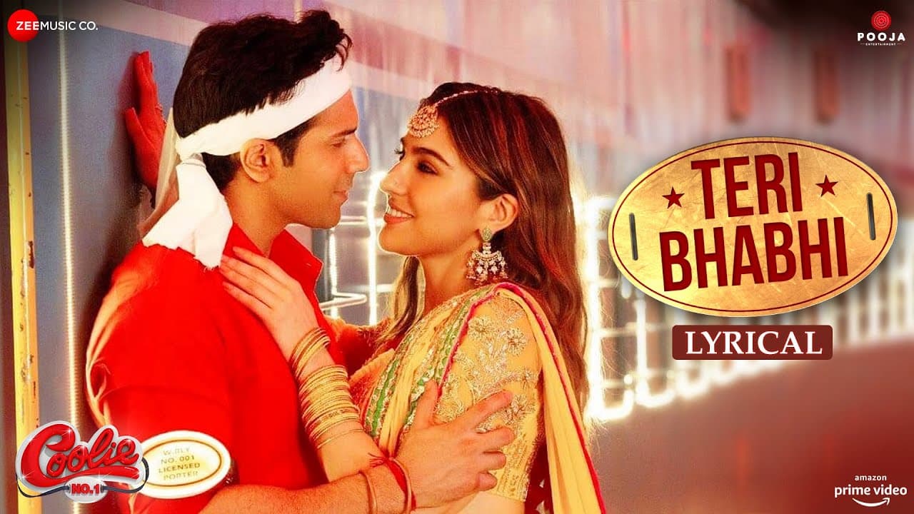 Teri Bhabhi - Lyrical | Coolie No.1| Varun Dhawan, Sara Ali Khan | Javed - Mohsin Ft. Dev N & Neha K