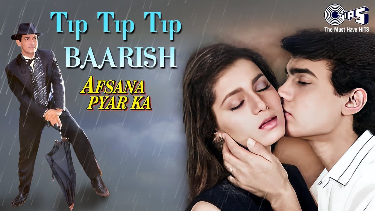 Tip Tip Tip Tip Baarish | Afsana Pyar Ka | Aamir Khan, Neelam | Asha Bhosle, Amit Kumar | 90s Hits