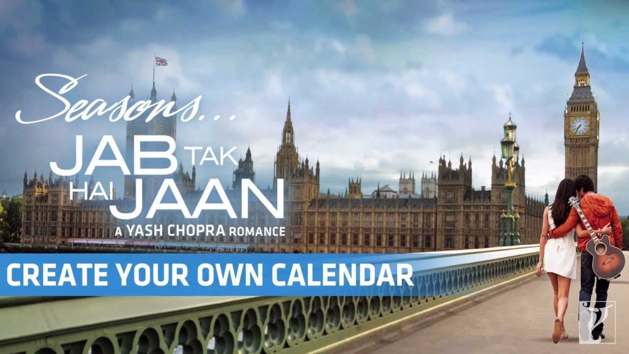 SEASONS | Calendar App | Jab Tak Hai Jaan | Shah Rukh Khan | Katrina Kaif