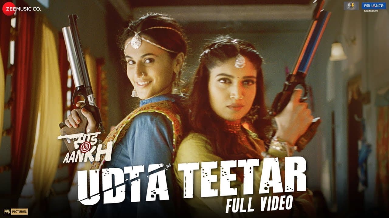Udta Teetar - Full Video| Saand Ki Aankh| Bhumi P, Taapsee P| Vishal Mishra ft.Sunidhi, Jyoti| Raj S