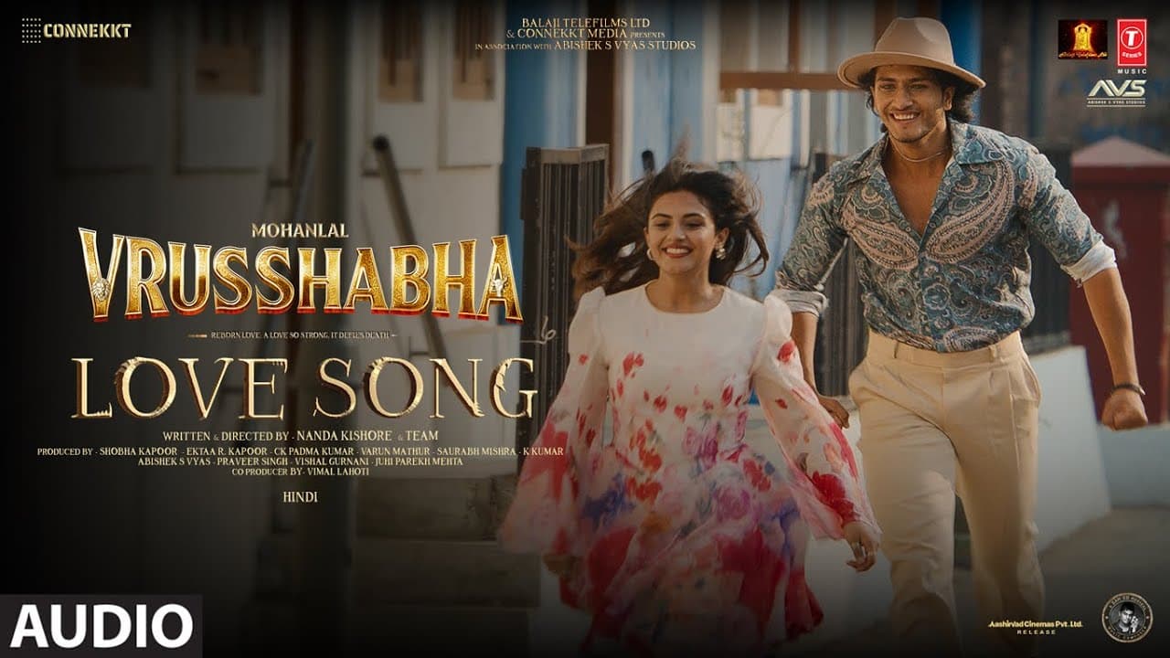 LOVE SONG (Audio)| VRUSSHABHA | Mohanlal,Samarjit Lankesh,Nayan Sarika,Ragini |Sam CS | Nanda K
