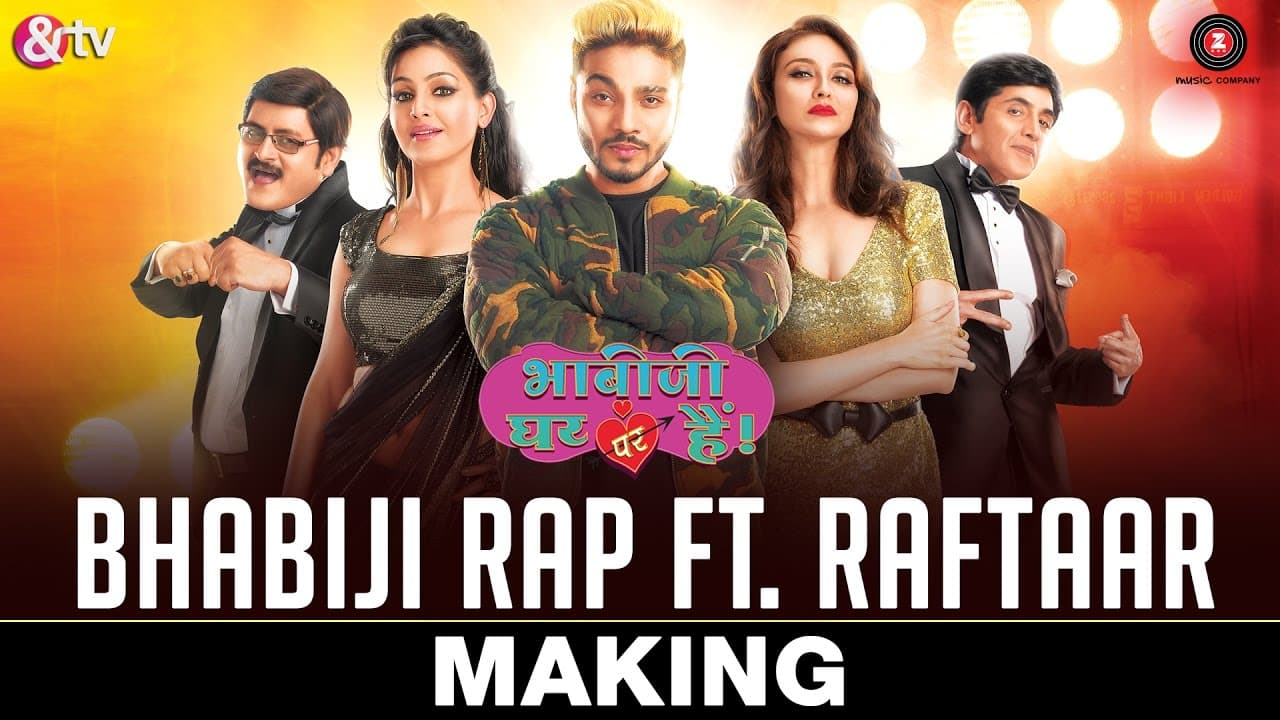 BhabiJi Rap Song - Making | Raftaar | Anmol Malik | Bhabiji Ghar Par Hain presented by &TV