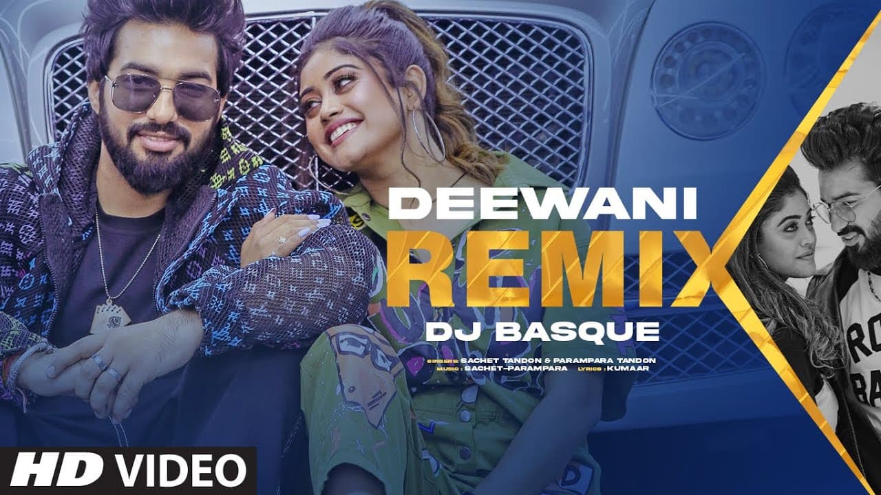 DEEWANI REMIX: Sachet Tandon, Parampara Tandon | Kumaar | DJ Basque | New Dance Song | T-Series