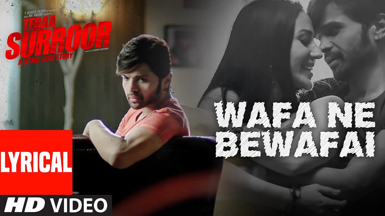 WAFA NE BEWAFAI Lyrical VIDEO Song | TERAA SURROOR | Himesh Reshammiya, Farah Karimaee | T-Series