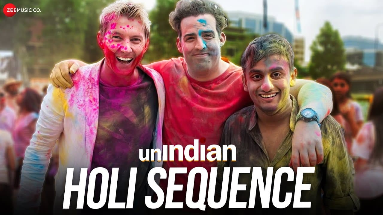 Holi Sequence - unINDIAN | Brett Lee & Tannishtha Chatterjee | Salim-Sulaiman | Shraddha Pandit