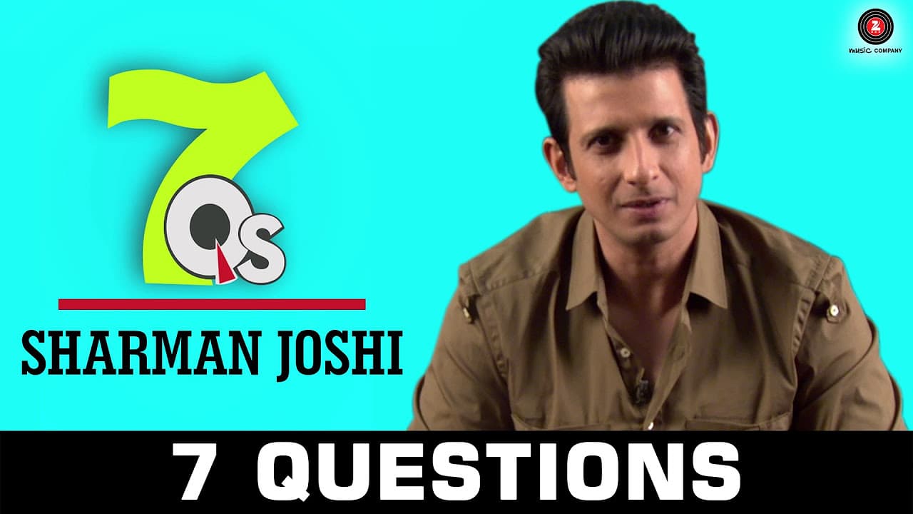 7 Questions with SHARMAN JOSHI | Exclusive Interview | 7Q's All about music & movies