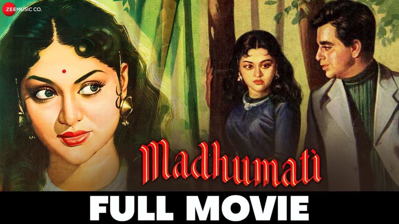 मधुमती Madhumati - Full Movie | Dilip Kumar & Vyjayanthimala | Bimay Roy