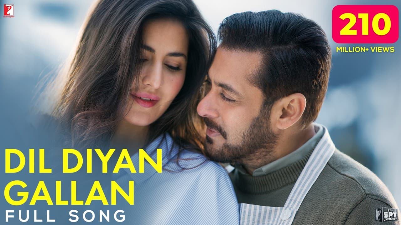 Dil Diyan Gallan Full Song | Tiger Zinda Hai | Salman Khan, Katrina Kaif, Atif Aslam, Vishal-Shekhar