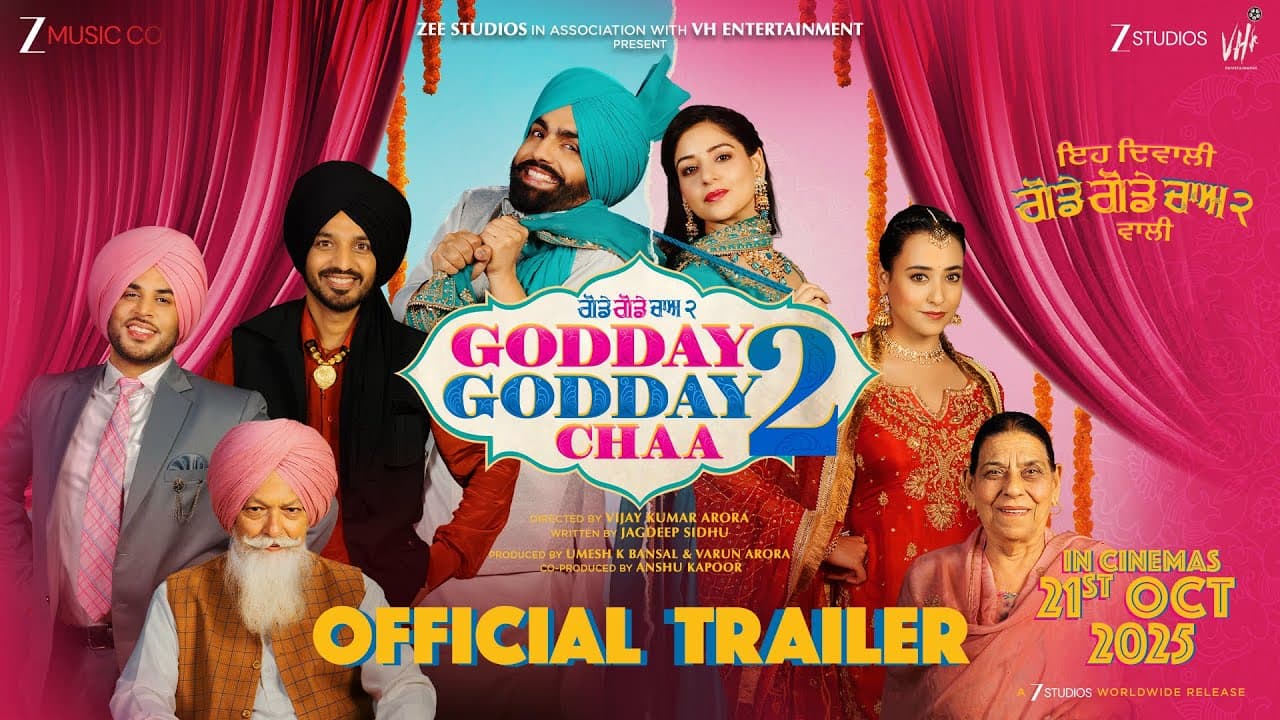 Godday Godday Chaa 2 - Official Trailer | Ammy Virk, Tania, Gitaj, Gurjazz | Vijay Arora | 21st Oct