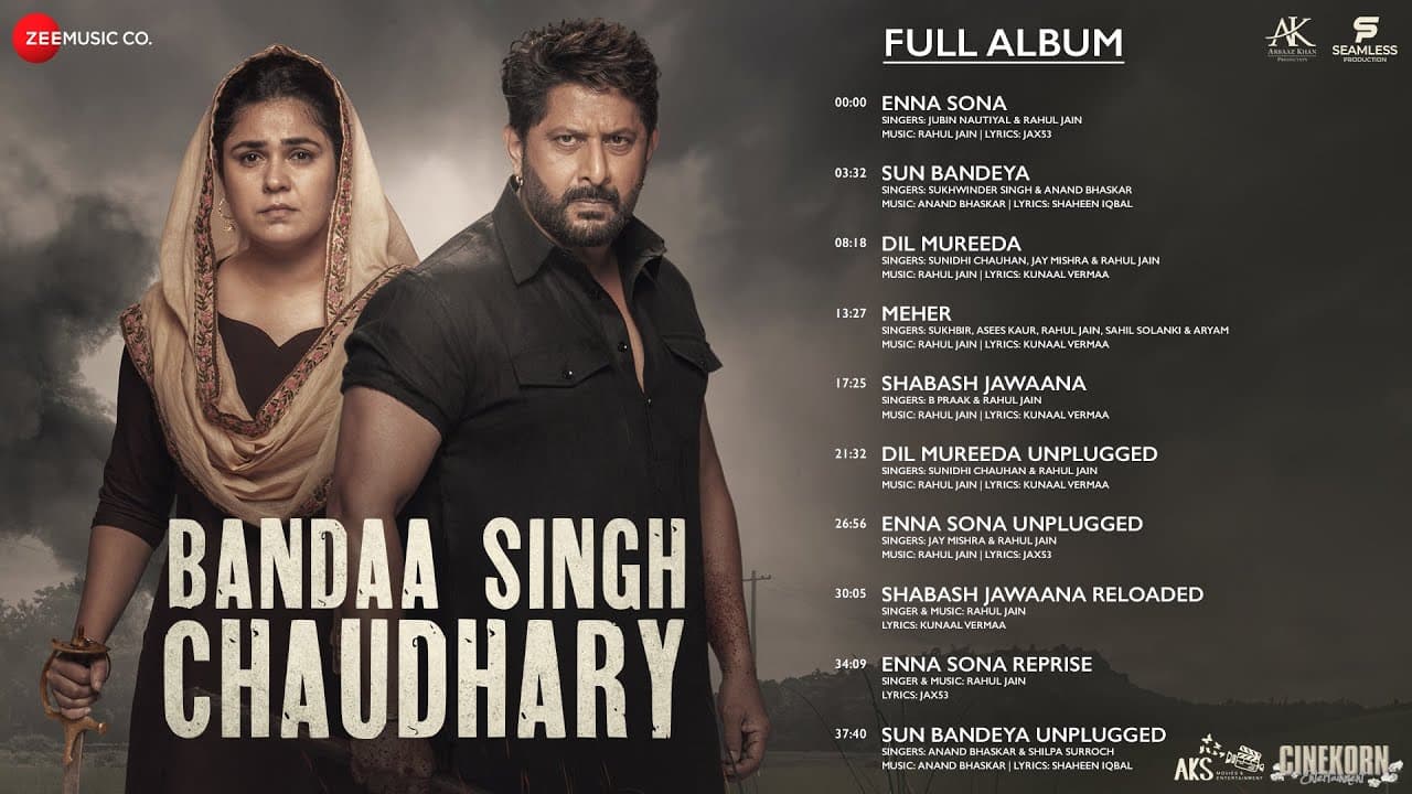 Bandaa Singh Chaudhary - Full Album | Arshad, Meher | B Praak, Jubin, Sunidhi, Rahul, Anand, Kunaal