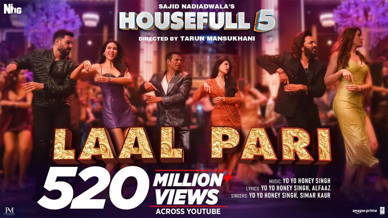 LAAL PARI (Song): Yo Yo Honey Singh | Sajid Nadiadwala | Tarun Mansukhani | Housefull 5