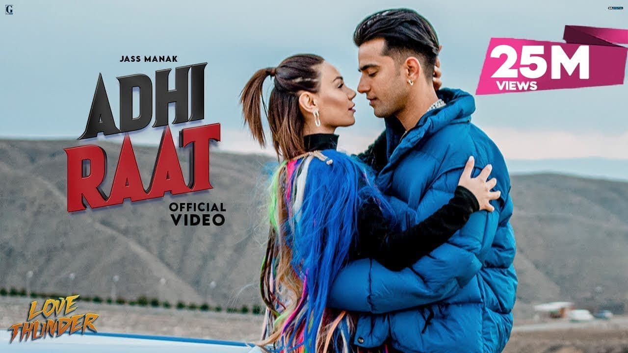 ADHI RAAT : Jass Manak (Official Video) Satti Dhillon | Sharry Nexus | GK Digital | Geet MP3