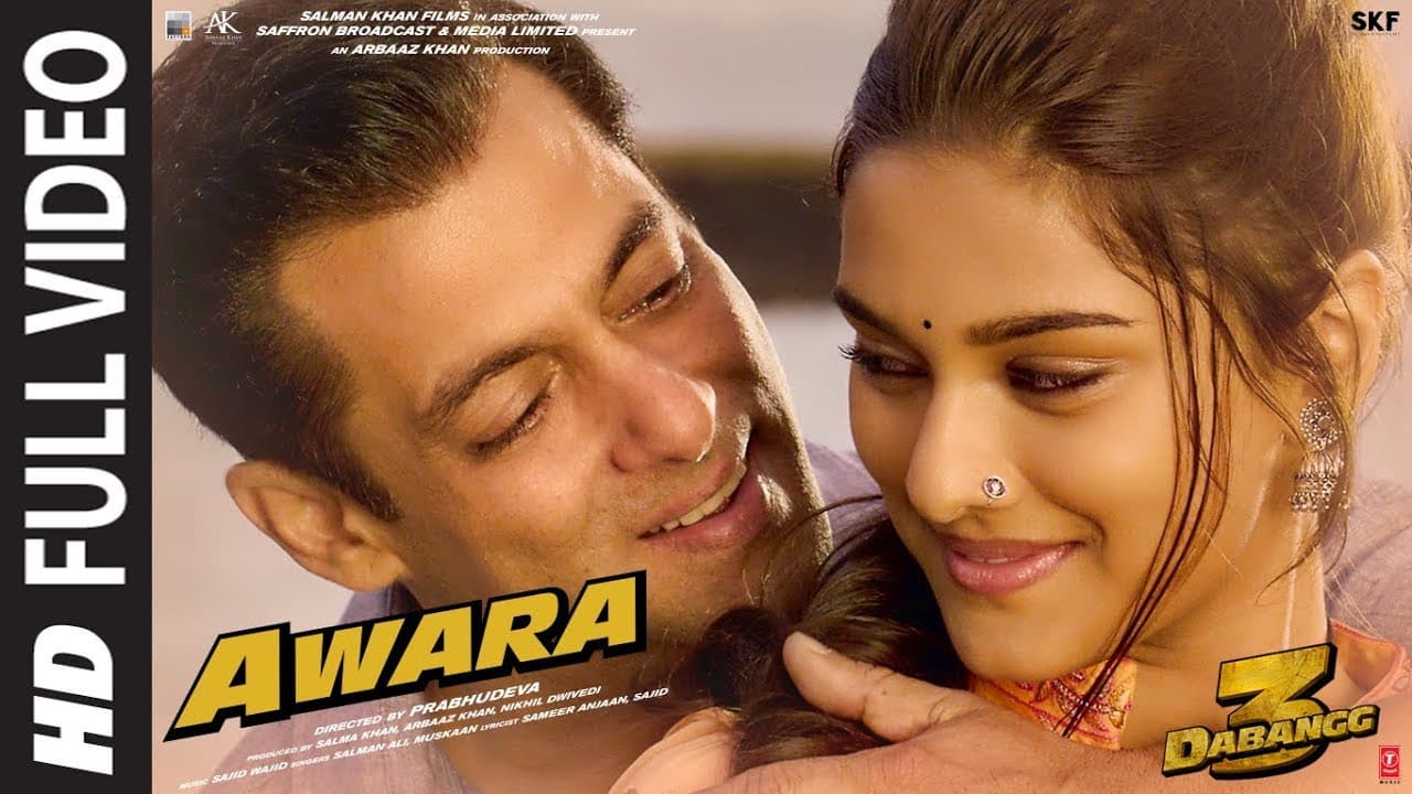 Full Video: Awara | Dabangg 3 | Salman Khan,Sonakshi S,Saiee M | Salman Ali, Muskaan | Sajid Wajid