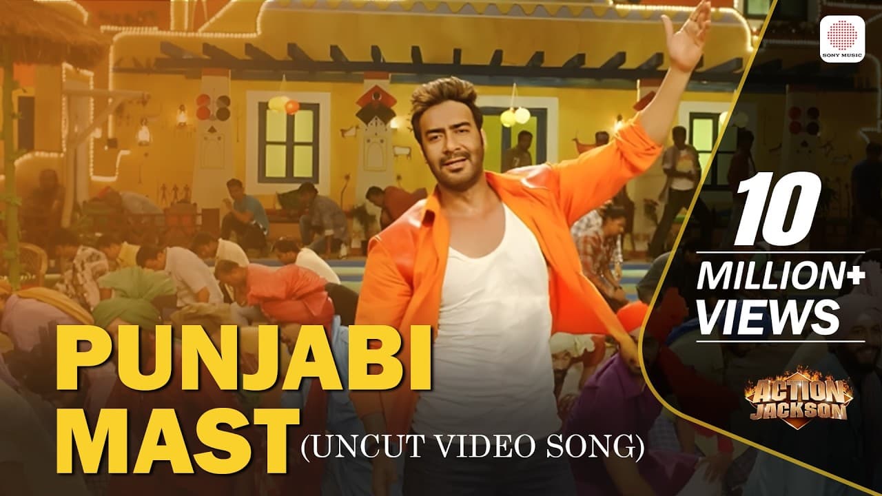 Punjabi Mast - Uncut Video Song | Himesh Reshammiya | Action Jackson