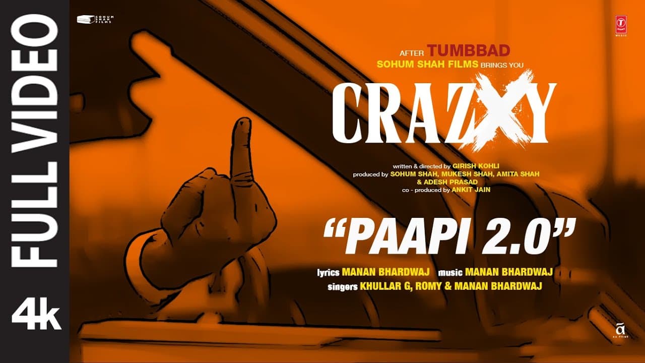 CRAZXY: Paapi 2.0 (Full Video) | Sohum Shah | KhullarG | Romy | Yeah Proof | Manan Bhardwaj