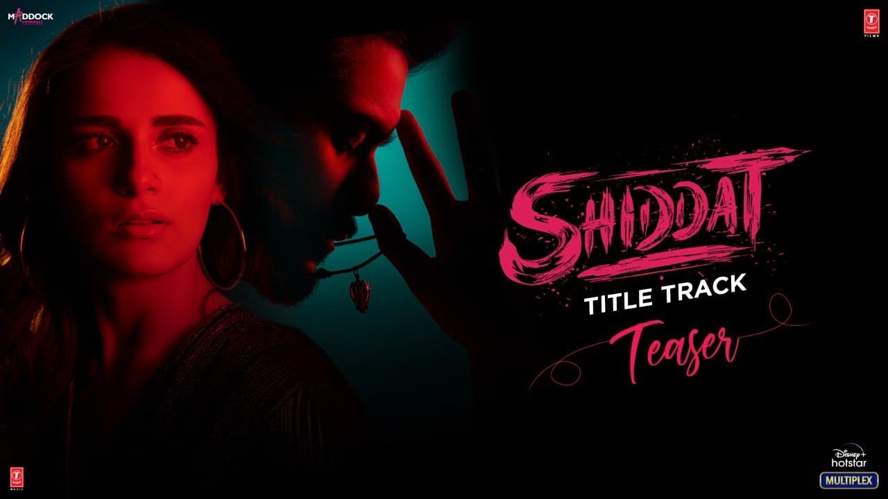 Shiddat Title Track (Teaser) | Sunny Kaushal, Radhika Madan | Manan Bhardwaj | 1 Sept. 2021