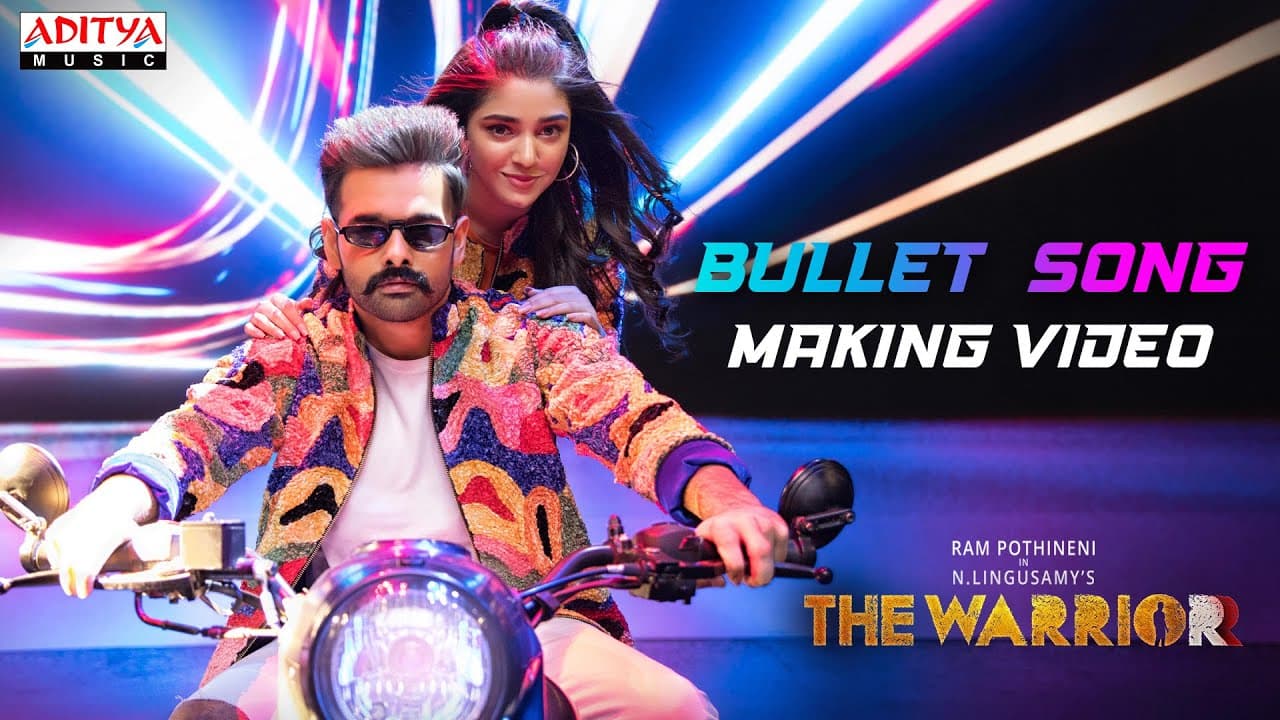 Bullet Song Making Video (Telugu) |The Warriorr |Ram Pothineni, Krithi Shetty |Simbu |DSP |Lingusamy