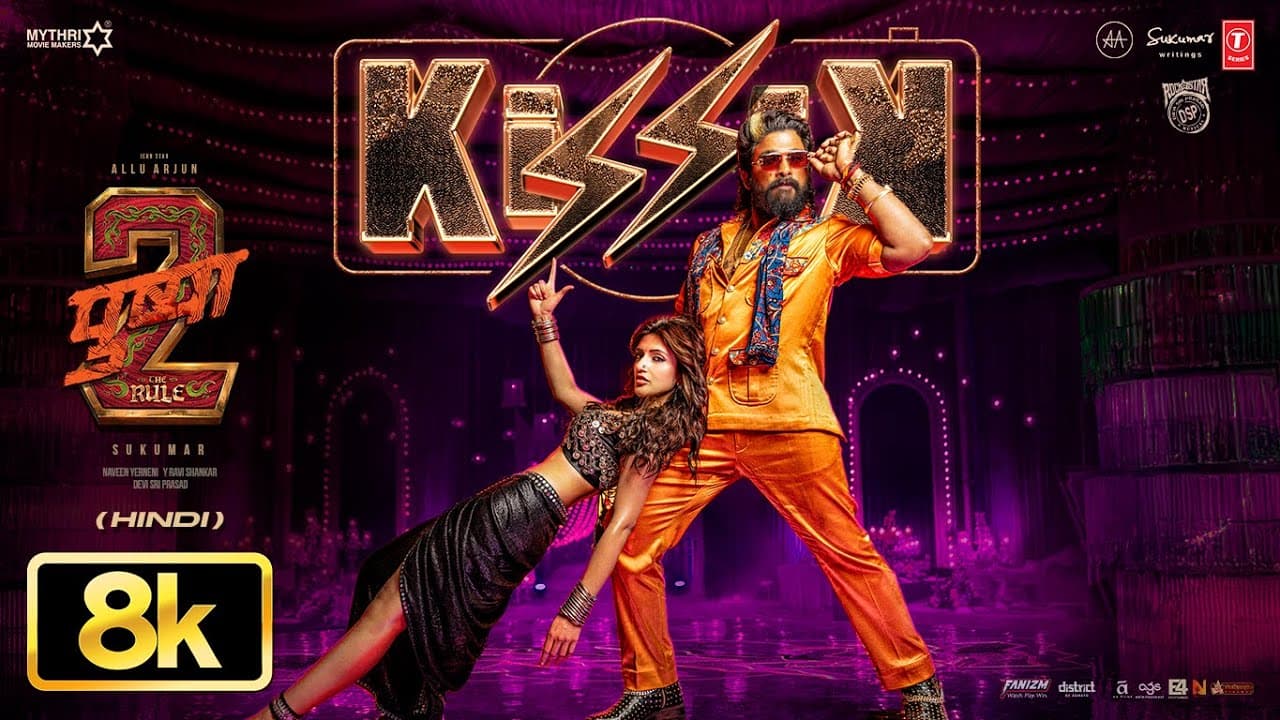 Kissik 8K Full Video | Allu Arjun | Sreeleela | Pushpa 2 The Rule | Sukumar | DSP | T-Series