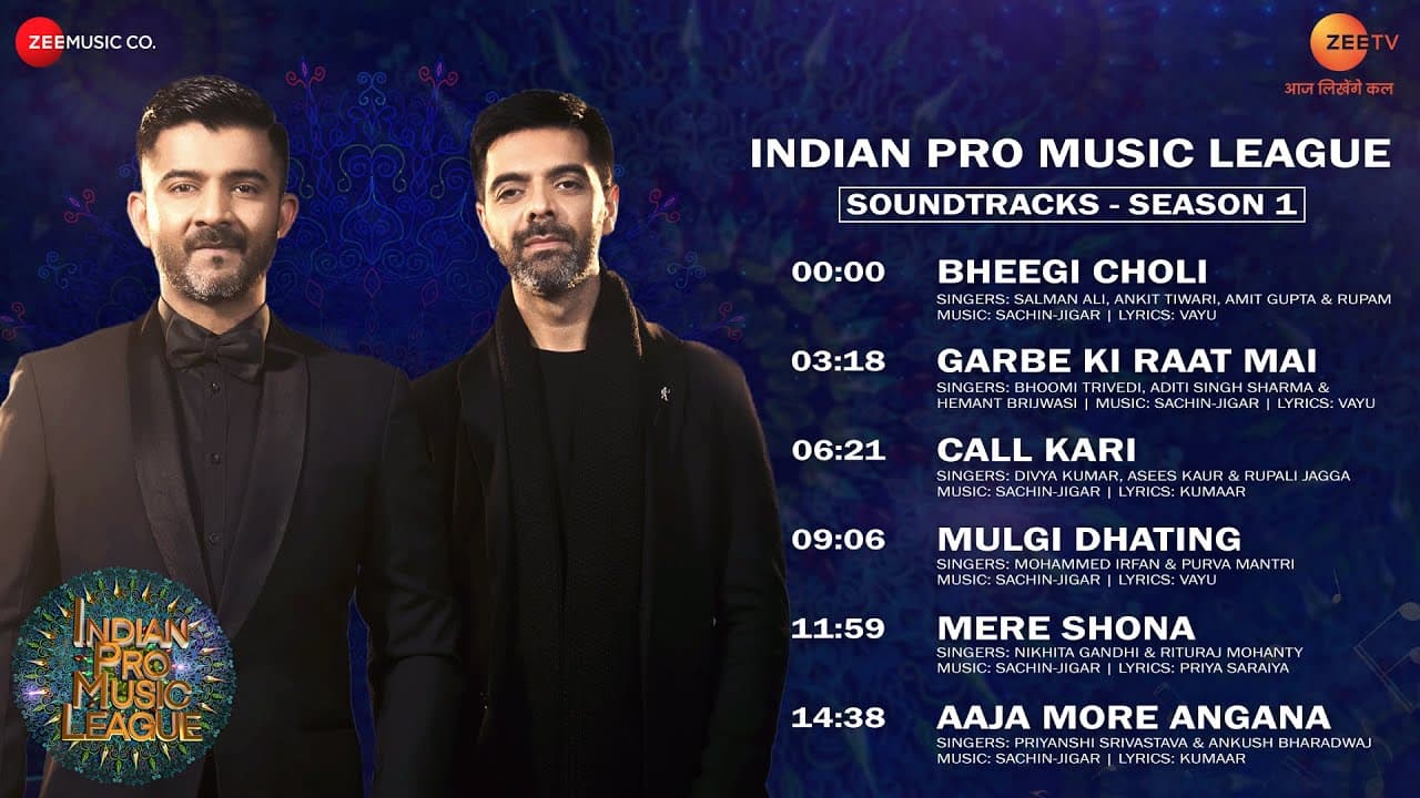Indian Pro Music League |  Soundtracks - Season 1 | Sachin - Jigar