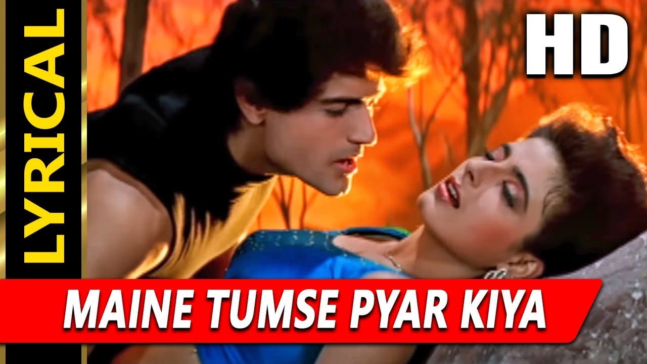 Maine Tumse Pyar Kiya With Lyrics | Kumar Sanu, Sadhana Sargam |Aulad Ke Dushman 1993 Songs | Armaan