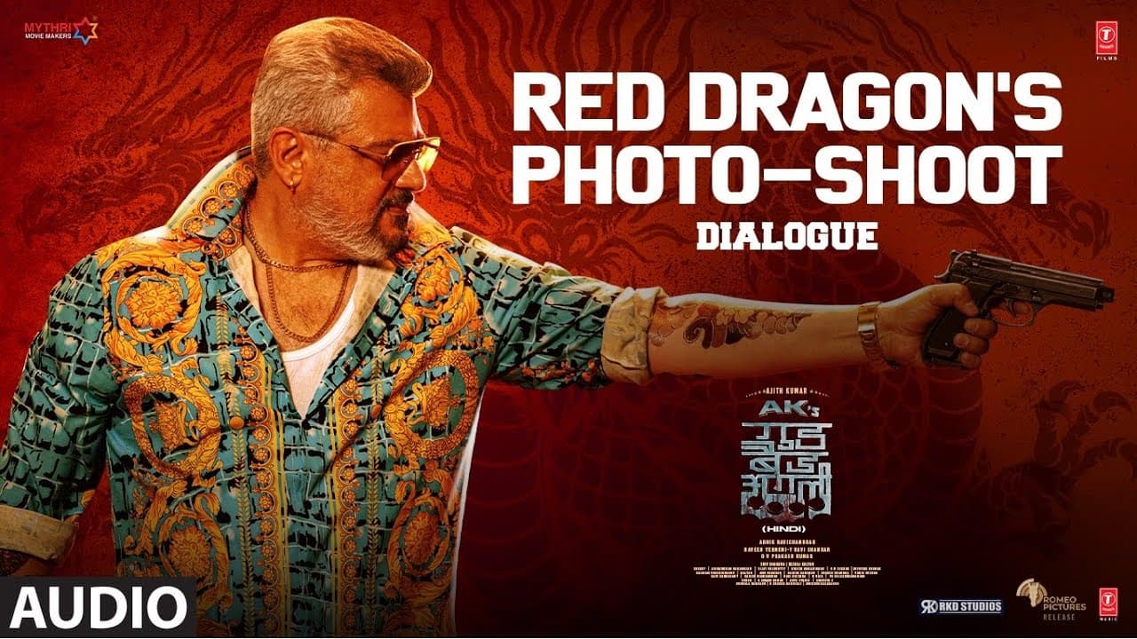 "Red Dragon's Photo-Shoot" | Ajith Kumar | Trisha Krishnan | Adhik R | Good Bad Ugly Dialogue