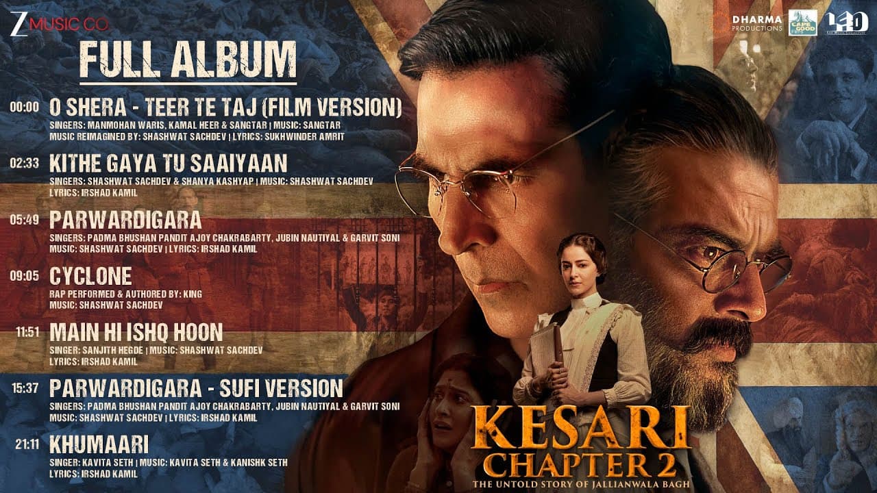 Kesari Chapter 2 - Full Album | Akshay Kumar | R. Madhavan | Ananya Panday