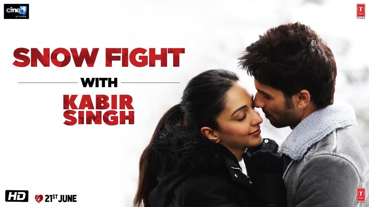Kabir Singh – Snow Fight With Kabir Singh | Shahid K, Kiara A, Sandeep V | 21st June