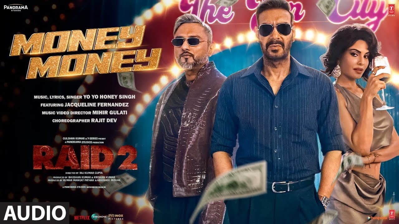 RAID 2: Money Money (Audio) | Yo Yo Honey Singh, Ajay Devgn, Jacqueline F, Riteish D