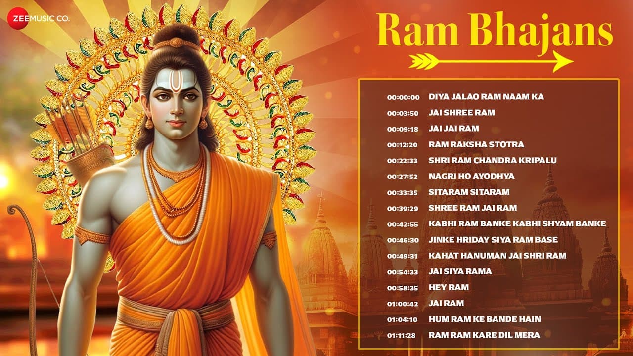 Ram Bhajans - Non-Stop 1 Hour | Jai Shree Ram, Diya Jalao Ram Naam Ka & More | New Devotional Songs