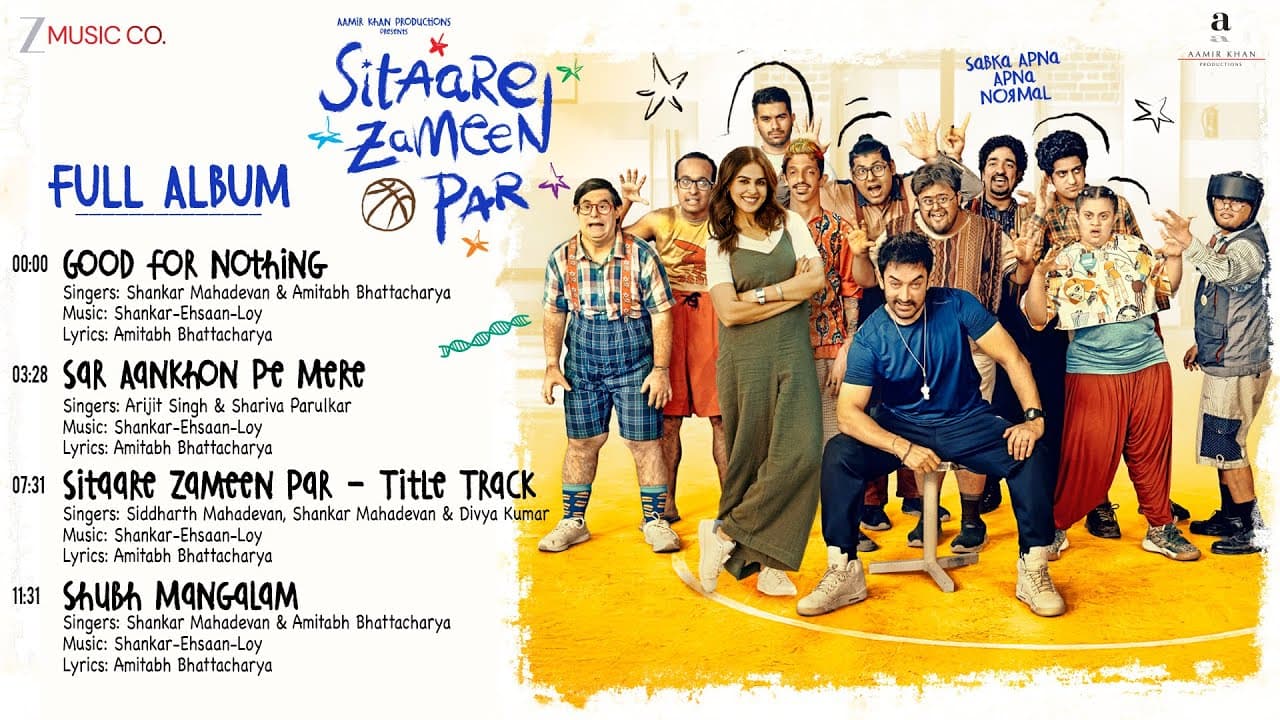 Sitaare Zameen Par - Full Album | Aamir Khan & Genelia Deshmukh | Shankar-Ehsaan-Loy | Amitabh B
