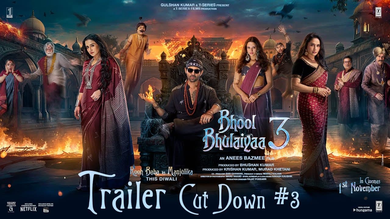 Bhool Bhulaiyaa 3 | "Bewakoof Hai Duniya" | Kartik A | Vidya,Madhuri,Triptii | Anees B | Bhushan K