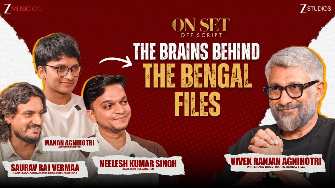 The Brains Behind The Bengal Files | Vivek Agnihotri with the Research Team | On Set Off Script