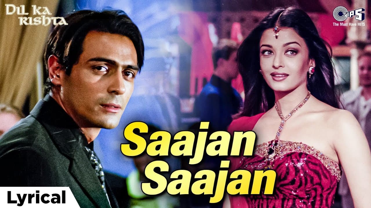 Saajan Saajan Ishq Mein Jab Jee Ghabraya|Dil Ka Rishta |Aishwarya Rai, Arjun Rampal,Jaspinder Narula